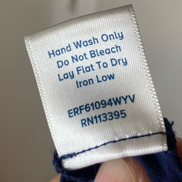 Allison Joy | Small Navy Floral Jumpsuit with Pockets - Picture 4 of 8